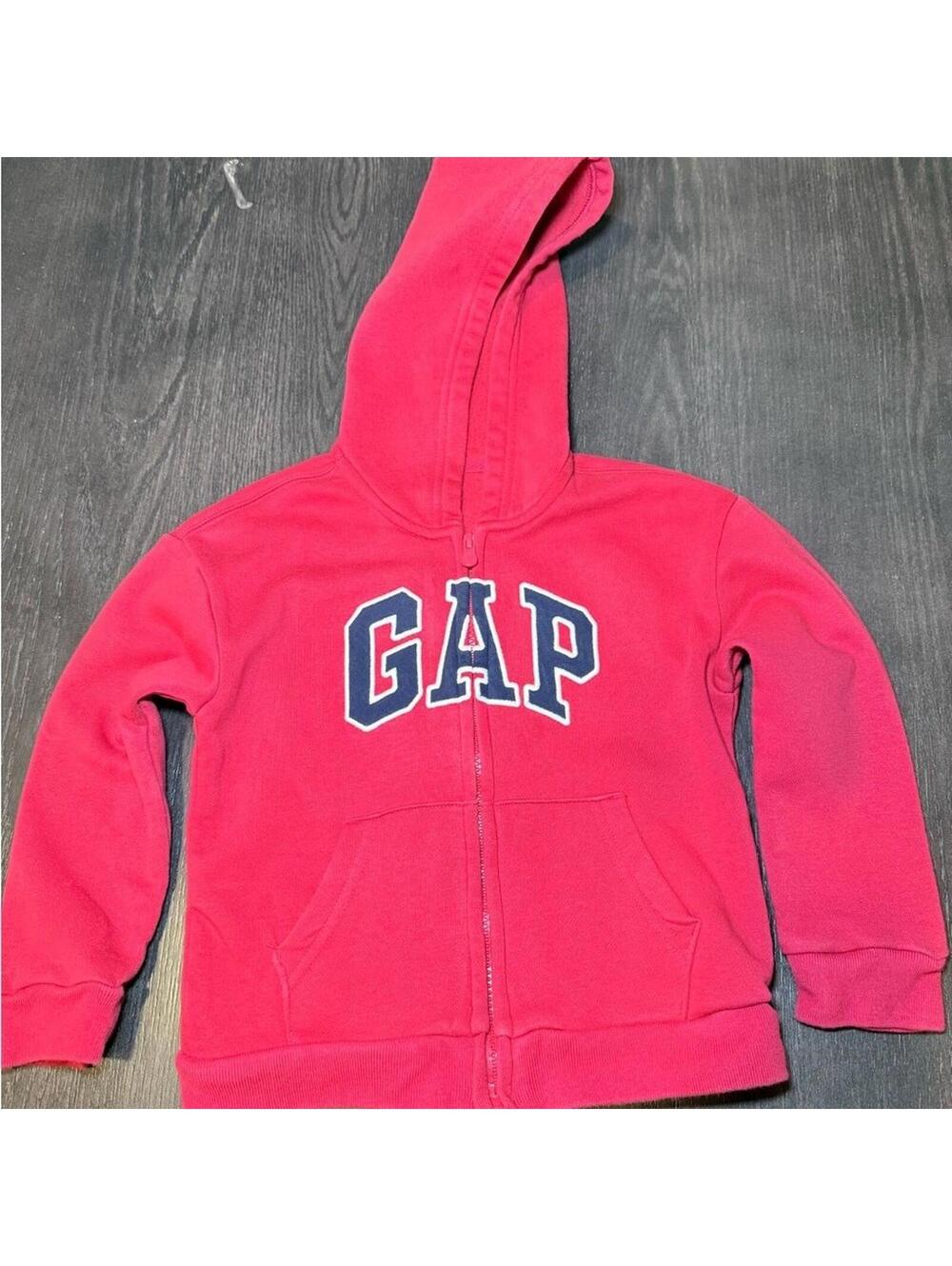 GAP Kids Bold Red Zip-Up Hoodie - Picture 3 of 5